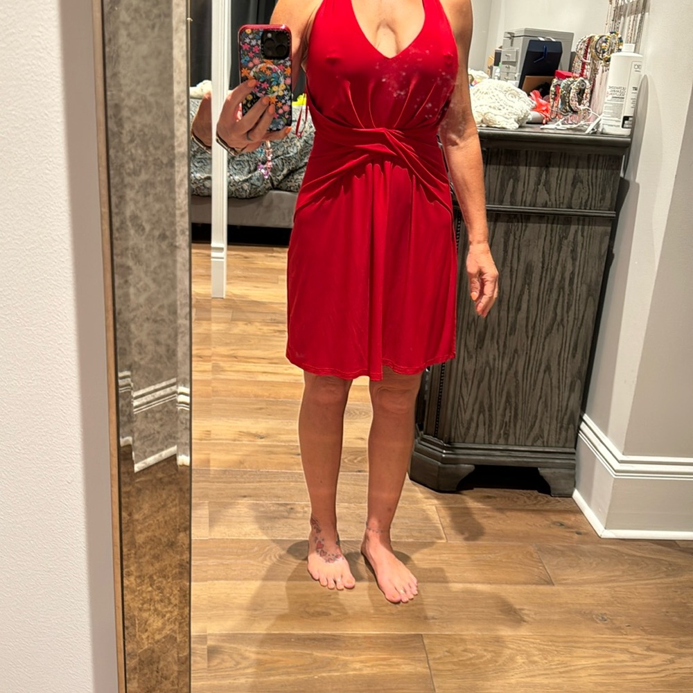 Boston Proper size 8 red sundress